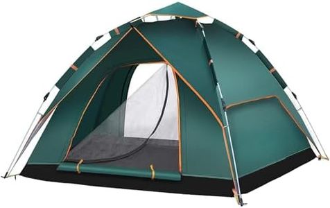 Camping Tent 3-4 Persons, AnnuoYi Pop Up Tents Removable Instant Tent 2 Door Breathable Waterproof UV Protection, Family Dome Tent for Family Outdoor Sports Travel Picnic with Carrying Bag