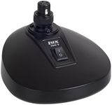 LyxPro XBM-8 Microphone Desktop Base with Built-in XLR Socket for Podium & Gooseneck Microphones Anti-slip Table Top Base On/Off Switch