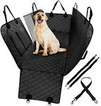 Formonix Dog Seat Covers For Cars Back Seats - 5 Layer Dog hammock for car with Mesh Window, Side Flaps & Anti scratch | Heat-pressed Waterproof dog travel hammock for cars/SUVs/Trucks