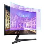 Anti Blue Light Screen Protector Anti Glare Filter for 34 Inch Gaming Monitor Curved Ultrawide 21: 9, Reduces Eye Strain with Blue Light Detection Lamp