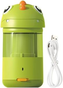 M&G Electric Cute Pencil Sharpeners for 7-8mm Colored Pencils, Fully Automatic Dinosaur Pencil Sharpener, Auto in & Out, Rechargeable Hands-Free USB Sharpener for Kids Students Classroom School Office