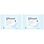 Johnson's Face Care Makeup Moisturising Wipes, Pack of 50 Wipes