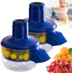 Transparent Electric Fruit and Vegetable Peeler, 2026 New Automatic Effortless Peeling for Home Kitchen, Universal Automatic Garlic & Grape Peeling Machine for Fruit Vegetable (3)