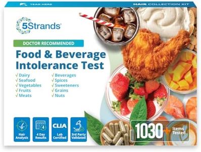 5Strands Food & Beverage Intolerance Test with 1030 Items Tested