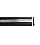 Automotive Authority LLC Black Chrome Side Body Trim Molding Replacement for 1992-1996 F150, F250, F350, Bronco - 2" Wide (Full Roll - 24 ft)