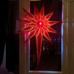 ALILA Big Size Christmas Hanging Star for Home Xmas Santa Tree Indoor Outdoor Decor