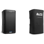 ALTO PROFESSIONAL TS410-2000W 10" Active PA Speaker with 3 Channel Mixer, Bluetooth Streaming and Durable Slip-on Cover for TS410 Active Powered PA Speaker