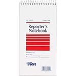 TOPS Reporter's Notebooks, 4" x 8",