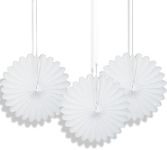 Unique Decorative Fans, Bright White