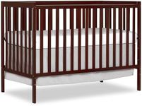 Dream On Me Synergy 5-In-1 Convertible Crib In Espresso, Greenguard Gold Certified