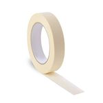 WINSOME Masking Tape for Painting Low Tack Adhesive Artists Masking Tape 50 m x 18 mm (0.7") Painters Tape for Decorating White Masking Tape for Watercolour Painting