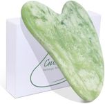 BAIMEI Gua Sha Facial Tools Face Massager, Skin Care Tools for Improving and Reducing Wrinkles, Self Care Gifts for Men and Women - Jiacui Jade