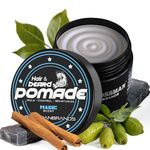 Bossman Hair & Beard Pomade - Moisturizing with Longer Hold and Control - Men's Hair, Beard and Moustache Styling Product - Made in USA (Magic Scent)