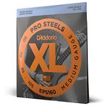 D'Addario EPS160 ProSteels Bass Guitar Strings - Medium 50-105, Long Scale