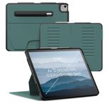 ZUGU CASE Slim Protective Case Designed for iPad Air 13-inch (M4, 2026 / M3, 2025 / M2, 2024) / iPad Pro 12.9-inch (4th/3rd Gen) Wireless Pencil Charging, Multiple Viewing Angles (Sleep/Wake Cover)