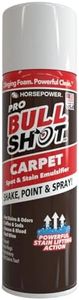 Bull Shot Carpet Spot & Stain Remover, AS SEEN ON TV, Made In USA, Just Point & Spray, Stain-Lifting Foam-Action, Coffee, Soda, Wine, Grease, New & Old Stains & More