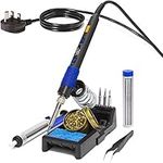 YIHUA 928D-III Portable Digital Soldering Iron Kit with Temperature Stabilization Function and LED Display for Soldering & Desoldering(UK Plug)