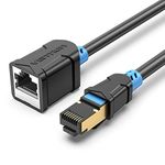 VENTION Cat6 Ethernet Extension Cable 5m Ethernet Extender 1000Mbps Male to Female Patch Cord Connector Gigabit Lan Network STP Network Cable for PC Switch Router Support Cat6 / Cat5e / Cat5