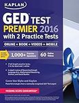 Kaplan GED Test Premier 2016 with 2