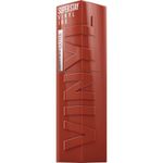 Maybelline New York Lip Colour, Smudge-free, Long Lasting up to 16h, Liquid Lipstick, Shine Finish, SuperStay Vinyl Ink, 130 Extra