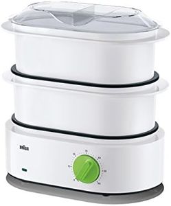 Braun FS3000 Cuiseur Vapeur Electrique Blanc/Vert 33 x 31 x 19,5 cm