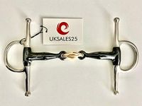 Full Cheek Sweet Iron Snaffle Bit with Copper Lozenge (UKSALES25® Horse Bits) (6.0 INCHES)