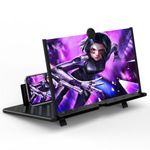 20" Screen Magnifier for Cell Phone,Fanlory 3D HD Magnifying Projector Screen Enlarger for Movies, Videos and Gaming, Foldable Phone Stand with Screen Amplifier,Birthday Gifts for Mom Dad & Family
