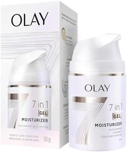 Olay 7in1 Ultra-light Gel Moisturizer | Niacinamide, Vitamin C, Collagen Peptides | Fights 7 Issues for Smooth & Glowing Skin | Normal to Oily Skin | Dermatologically Tested | Non Comedogenic | 50g