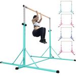 FC FUNCHEER Gymnastics bar,5FT/6FT Horizontal Bars, Adjutable Gymnastic Bar for Kids Ages 5-20, 35.4" to 59"/45" to 71", Weight Limit 500 LBS,Home Gym Equipment
