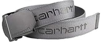 Carhartt Men's Webbing Belt, Steel, L