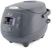Yum Asia Panda Mini Rice Cooker With Ninja Ceramic Bowl and Advanced Fuzzy Logic (3.5 cup, 0.63 litre) 4 Rice Cooking Functions, 4 Multicooker functions, LED display, 220-240V (Cobalt Grey)