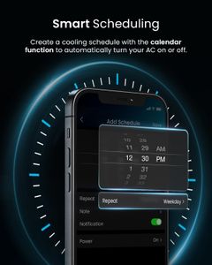 Pro Breeze 4-in-1 Portable Air Conditioner 9000 BTU – WiFi, Timer, Window Kit