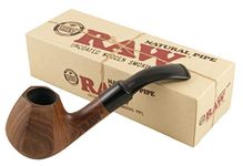 RAW 18404 Natural Wooden Pipe, Wood, Beige