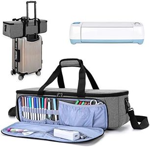LUXJA Carrying Bag Compatible with Cricut Die-Cutting Machine and Supplies, Tote Bag Compatible with Cricut Explore Air (Air2) and Maker (Bag Only, Patent Design), Gray