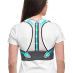 HOOPOES Stainless Steel Posture Corrector For Men & Women - Spine & Body Posture Correction Support Belt For Correct Back, Shoulder And Neck Pain (Small : 22"-28")