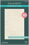 Spellbinders Floral 3D Embossing Folder from The Four Petal Collection, Paper, ONE