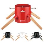 Tree Nest Christmas Tree Stand Base Red Metal Modern Xmas Tree Holder Stand for 8.2ft Real Tree Xmas Tree Decor