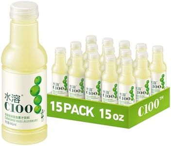 C100 Calamansi Flavored Composite Juice Drink，100mg Vitamin C Per Bottle, 12% Real Fruit Juice, -15 fl oz, 445mL, 15 Pack