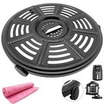 ALJ Air Fryer Tray for Ninja 4QT Air Fryers with Rubber Bumpers, 8.2 inch Upgraded Round Grill Pan Plate, Crisper Plate Replacement Parts for Ninja Foodi, Non-Stick, Dishwasher Safe