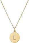 kate spade new york Initial Pendant, L Gold, One Size