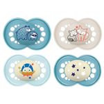 MAM Day & Night Pacifiers, Glow in The Dark Pacifier for Breastfed Babies, 6-16 Months, Boy