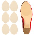 Gukasxi 12 pcs Non-Slip Shoe Pads for High Heels, Silicone Self-Adhesive Anti-Slip Shoe Grips for Bottom of Shoes, Shoe Grips Sole Stick Protector (Translucent)