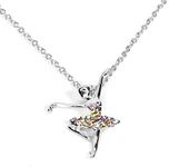 Rainbow Ballerina Necklace Dance Re