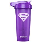 PerfectShaker Performa - DC Comics Series, Leak Free Protein Shaker Bottle with Actionrod Mixing Technology! Shatter Resistant & Dishwasher Safe (ACTIV Supergirl)(28oz)