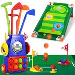 Bennol Toddler Golf Set Toys for Kids, Upgraded Kids Golf Cart Toys Sets with 8 Balls, 1 Golf Board and 1 Mat, Indoor & Outdoor Golf Toys for 3 4 5 6 Year Old Boys Girls Toddlers