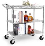 YNN Metal Utility Rolling Cart, 990