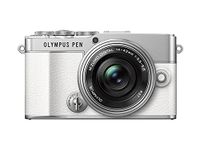 Olympus PEN E-P7 Camera Kit, 20 MP Sensor, 5-axis image stabilisation, tilt HD LCD, 4K, Wi-Fi,color and monochrome profile control, white incl. M.Zuiko Digital ED 14-42mm EZ silver