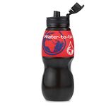 WATER TO GO Guaranteed Leakproof Filter Water Bottle with replaceable 3 Stage Filter which removes 99.99% of Bacteria & Contaminents and Improves Taste - Hiking, Camping & Travelling - BPA free, 75cl (RED)