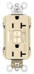 Legrand radiant 2097TRAI 20 Amp GFCI Self Test Tamper Resistant Decorator Duplex Outlet with Audible Alarm, Ivory (1 Count)