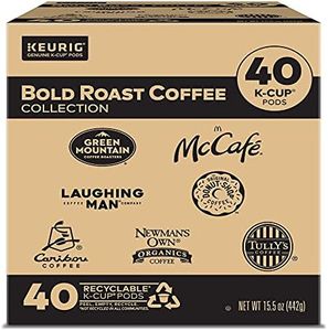 Keurig Bold Roast Coffee Collection Variety Pack, Single-Serve Coffee K-Cup Pods Sampler, 40 Count